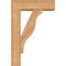 Ekena Millwork Funston Block Smooth Bracket w/ Offset Brace, Western Red Cedar, 5 1/2"W x 16"D x 24"H BKT0604X16X24FST05SWR - alternate 3
